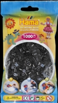 Hama midi strijkkralen, 1000 st, midi zwart