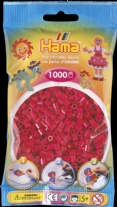 Hama midi strijkkralen, 1000 st, midi felroze