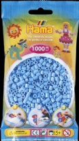 Hama midi strijkkralen, 1000 st, midi pastelblauw