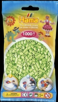 Hama midi strijkkralen, 1000 st, midi pastelgroen