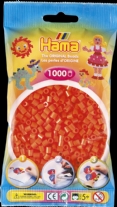 Hama midi strijkkralen, 1000 st, midi oranje
