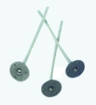 Kaarsenlont met metalen voetje, 5 cm, 10 stuks