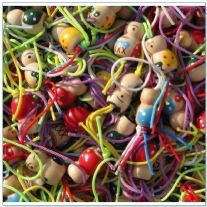 Gelukspoppetjes, mannetjes/vrouwtjes, 15mm, 10 stuks