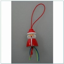 Gelukspoppetjes, kerstmannetjes, 20 mm, 10 stuks