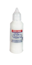 Colorall 3-D glittergel/glitterlijm deco, 50 ml, iriswit