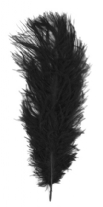 Struisveer / Pietenveer 28 - 30 cm zwart