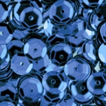 Cuvettes/pailletten/lovertjes, 6 mm, 500 stuks, lichtblauw