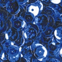 Cuvettes/pailletten/lovertjes, 6 mm, 500 stuks, blauw holografisch