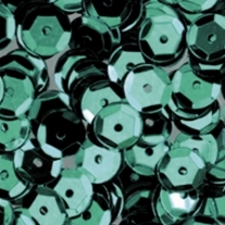 Cuvettes/pailletten/lovertjes, 6 mm, 500 stuks, groen
