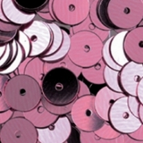 Pailletten/lovertjes, 6 mm, 1000 stuks, roze