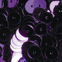 Pailletten/lovertjes, 6 mm, 1000 stuks, paars
