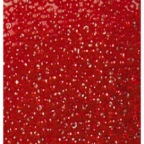 Glazen kraaltjes/borduurkraaltjes/rocailles met zilveren kern, 3,5 mm, 100 gram, rood