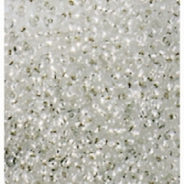 Glazen kraaltjes/borduurkraaltjes/rocailles met zilveren kern, 3,5 mm, 100 gram, zilver