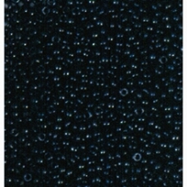 Glazen kraaltjes/borduurkraaltjes/rocailles, 3,5 mm, 100 gram, opaak, zwart
