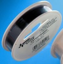 Zwart nylondraad, 0,40 mm, 50 meter