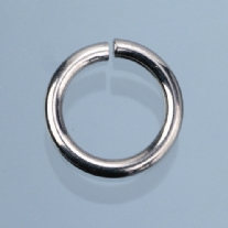 Aanbuigoogjes/knijpringetjes, rond, 12 stuks, 10 mm, zilverkleurig