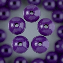 Houten kralen, rond, 4 mm, 150 stuks, paars