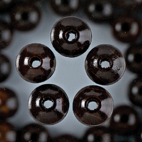 Houten kralen, rond, 4 mm, 150 stuks, bruin
