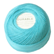 Durable borduurkatoen/haakkatoen, 20 gram, turkoois