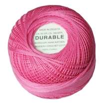 Durable borduurkatoen/haakkatoen, 20 gram, rose