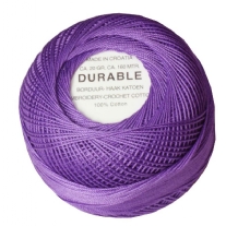 Durable borduurkatoen/haakkatoen, 20 gram, violet