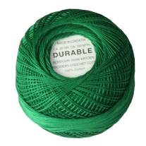 Durable borduurkatoen/haakkatoen, 20 gram, kerstgroen