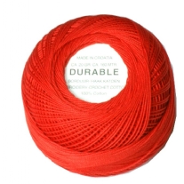 Durable borduurkatoen/haakkatoen, 20 gram, oranje