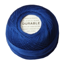 Durable borduurkatoen/haakkatoen, 20 gram, donkerblauw
