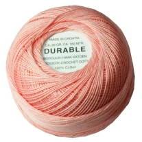 Durable borduurkatoen/haakkatoen, 20 gram, lichtzalm