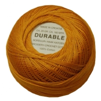 Durable borduurkatoen/haakkatoen, 20 gram, honing