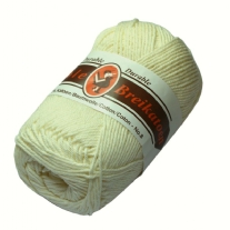 Durable 8/4, katoenen breigaren/haakgaren, 50 gram, 39 ivoor