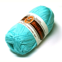 Durable 8/4, katoenen breigaren/haakgaren, 50 gram, 121 lichtaqua