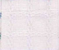 Beiersbont doorstopstof, 160 cm, wit-wit