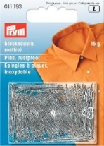 PRYM spelden messing vernikkeld 26x0,70mm 15gr