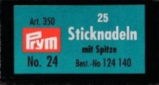 Prym borduurnaalden met punt 25st nr.24