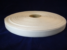 Keperband wit 100 mtr 15mm