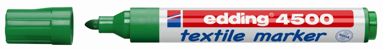 Edding 4500 textielstift 2 mm groen
