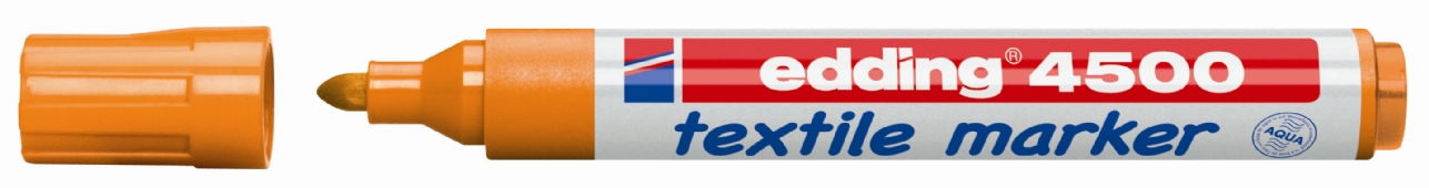 Edding 4500 textielstift 2 mm oranje