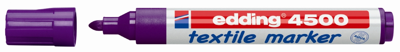 Edding 4500 textielstift 2 mm violet