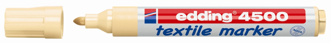 OP=OP Edding 4500 textielstift 2 mm lichtoranje