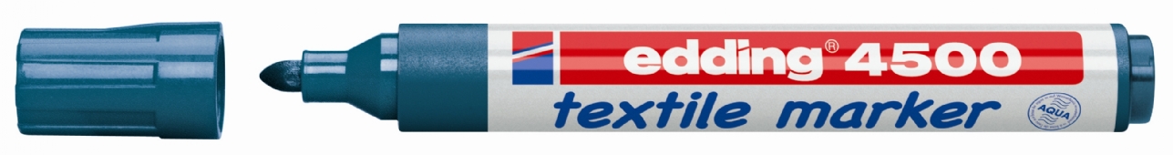 Edding 4500 textielstift 2 mm orientblauw