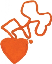 OP=OP Vilttashartmodel met rits en koord oranje