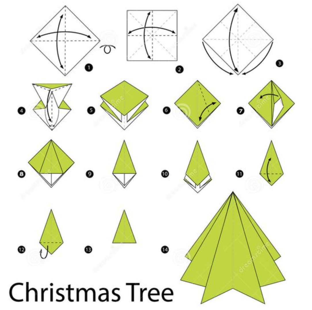 origami_kerstboom_vouwen