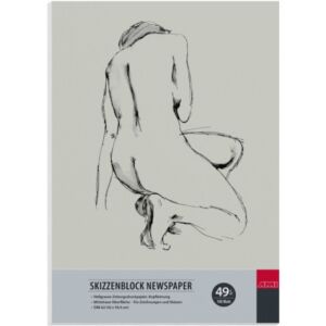 Courantstof/krantenpapier, 49 gr, A2 (42 x 59.4cm), 100 vel