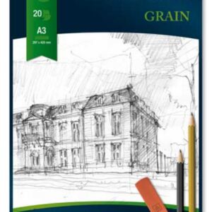 Tekenblok, wit, 120gr, 20 vel, A3