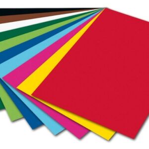 Gekleurd fotokarton, 220gr, 50x70cm, 100 vel assortiment