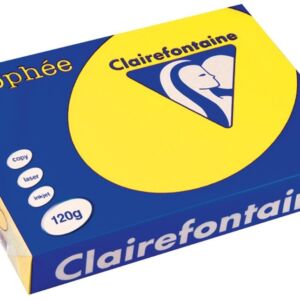 Clairfontaine trophee 120gr A4 250vel zonnegeel