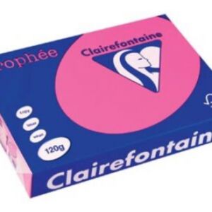 Clairfontaine trophee teken-/offsetpapier 120gr A4 250vel roze
