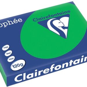 Clairfontaine teken-/offsetpapier 120gr A4 250vel biljartgroen