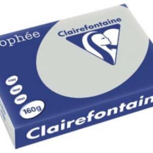 Clairfontaine teken-/offsetkarton 160gr A4 250vel lichtgrijs